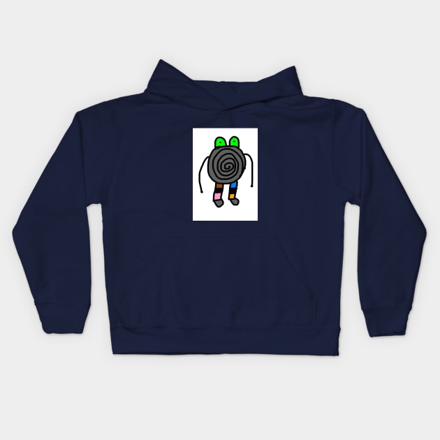 Mr. Licorice Kids Hoodie by Gizi Zuckermann Art